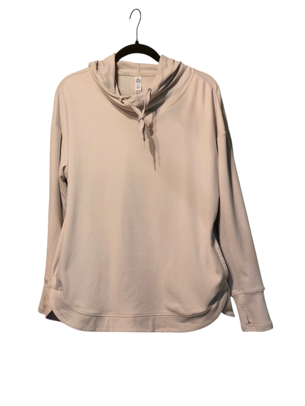 RBX Women's Hooded Sweatshirt in Light Beige